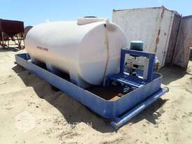 7,000 LITRE SKID MOUNTED POTABLE WATER TANK & PUMP - picture0' - Click to enlarge