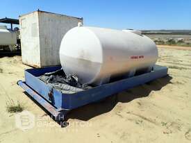 7,000 LITRE SKID MOUNTED POTABLE WATER TANK & PUMP - picture0' - Click to enlarge