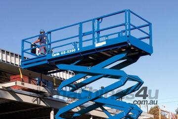 In Stock Now! GS-5390 Rough Terrain Scissor Lifts