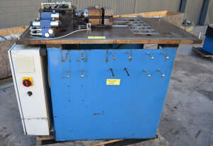 Hydraulic machine tube endforming press with load cell surface ground 30mm top jib table