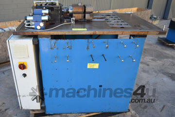 Hydraulic machine tube endforming press with load cell surface ground 30mm top jib table Hydraulic machine tube endforming press with load cell surface ground 30mm top jib table