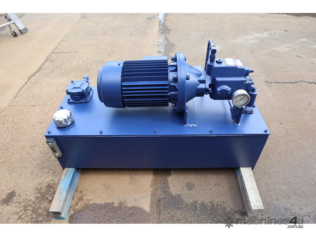 Used Yuken 3kW 60L Compact Hydraulic Power Pack Unit Yuken Hydraulic