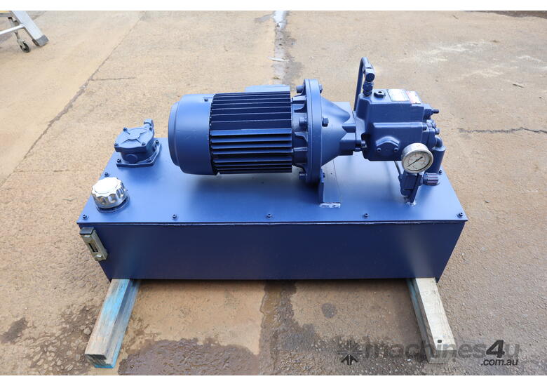 Used Yuken 3kW 60L Compact Hydraulic Power Pack Unit Yuken Hydraulic