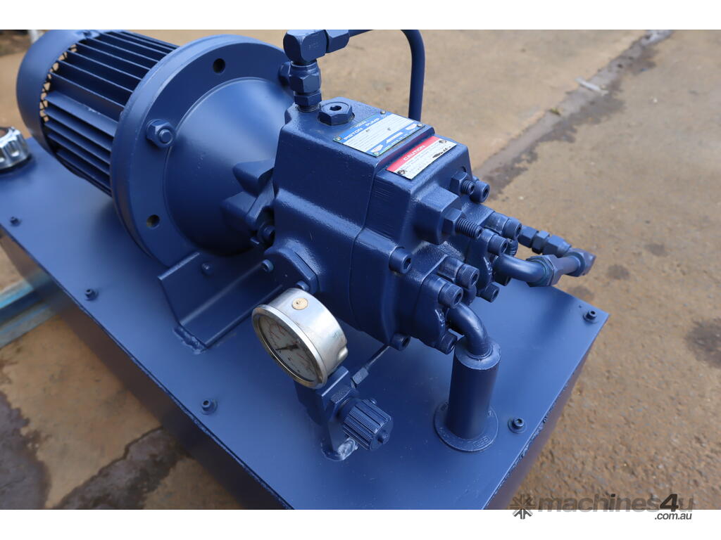 Used Yuken 3kW 60L Compact Hydraulic Power Pack Unit Yuken Hydraulic