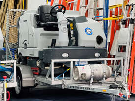 Nilfisk SC8000 LPG Ride on Scrubber-Sweeper with Tilt Trailer - picture0' - Click to enlarge