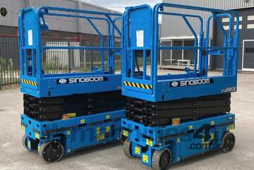 0812E Sinoboom 26ft Electric Scissor Lift in Stock now! Plus 3 Years Parts & Labour Warranty