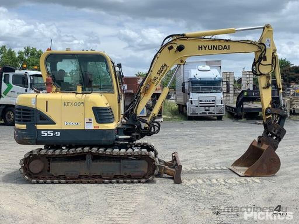 Used Hyundai 2011 Hyundai Robex 55-9 0-7 Tonne Excavator In MILPERRA, NSW