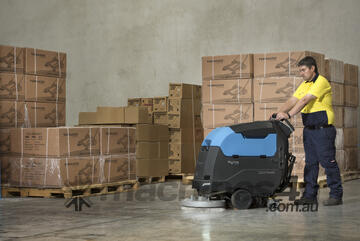 Conquest Maxima 50 BT Electric Heavy Duty Walk Behind Scrubber - Ex Demo- Incredibly Versatile!