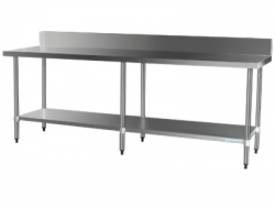 Brayco 2400SP Splash Back Stainless Steel Bench (7 - picture0' - Click to enlarge