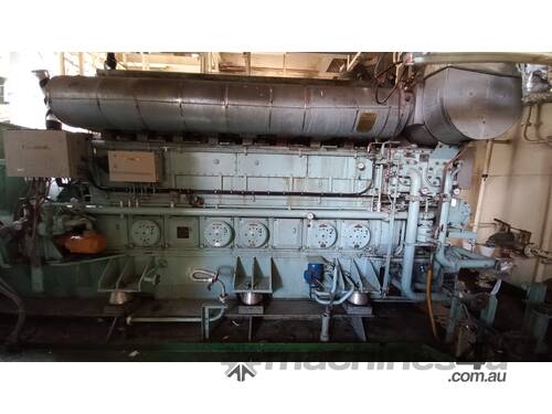 1040kW GENERATOR -  8L23/30 - EX AUSTRALIAN NAVY VESSEL DISPOSAL - 25 TONNES - 20 YEARS OLD