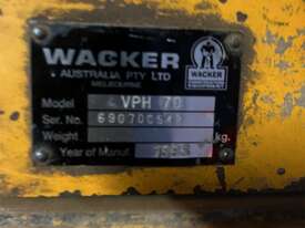 Plate Compactor - Wacker Model V P H 70 -Petrol Motor  - picture1' - Click to enlarge