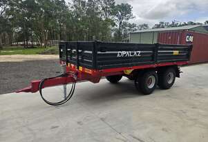 Palaz 8 ton Tandem Axle Farm Tipping Trailer