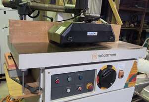 WOODTRON T130A +P/FEED *Sold*. HELMA AUTO TWIN COPY SHAPER. UNION-ONE TENONER S/TABLE 3 x HEADS