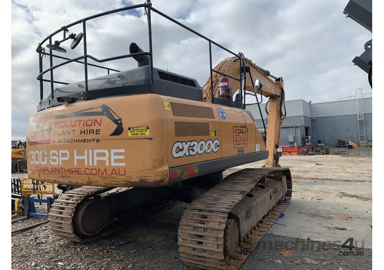 caption 2021 Case CX300C Excavator - 30-Tonne | 3 x buckets
