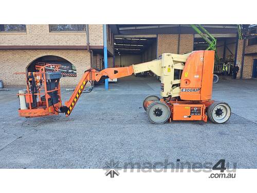 caption JLG E300AJP 30ft Electric Articulated Boom Lift - Ex-Hire Good Condition