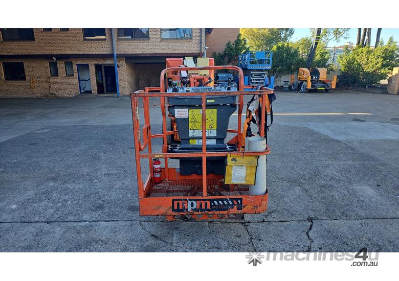 caption JLG E300AJP 30ft Electric Articulated Boom Lift - Ex-Hire Good Condition