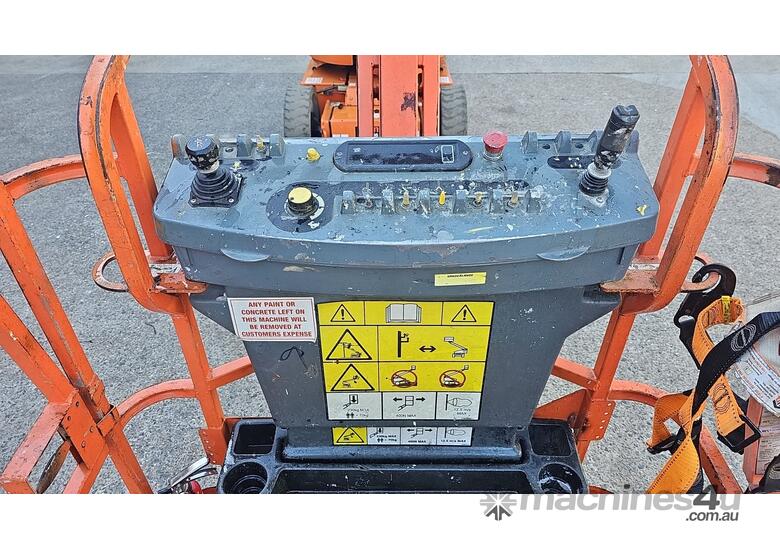 caption JLG E300AJP 30ft Electric Articulated Boom Lift - Ex-Hire Good Condition