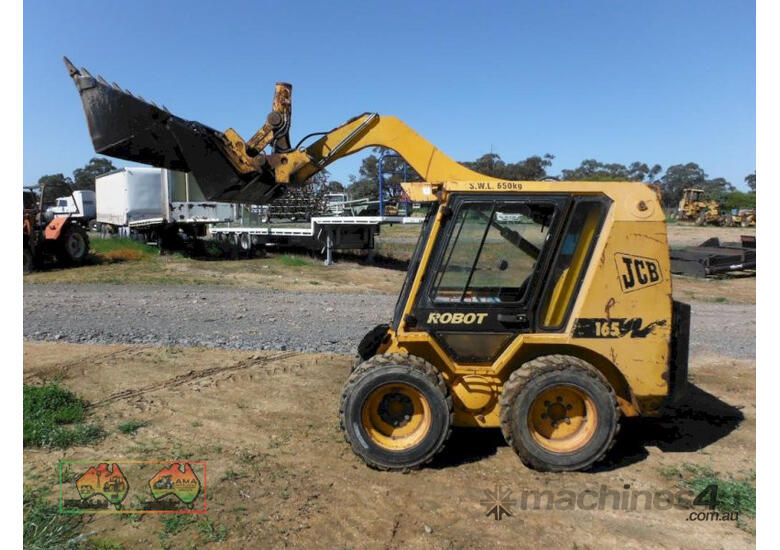 (8028) JCB 165 skid steer Loader (Maryborough, VIC)
