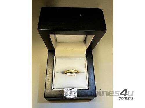 18K Yellow Gold Diamond Wedding Band