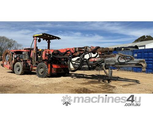 caption 2008 SANDVIK DD420-60 TWIN JUMBO DRILL RIG