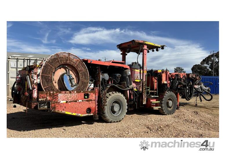 caption 2008 SANDVIK DD420-60 TWIN JUMBO DRILL RIG