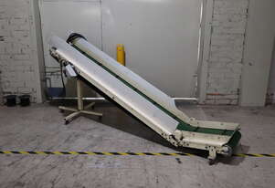 Motorised Incline Belt Conveyor - 0.95m High - Fleming