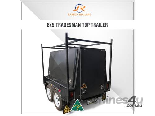caption 3-Door Tradesman Top Trailer - Versatile Storage Solution