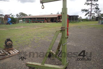 Custom Built Workshop/engine crane