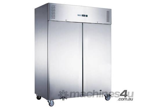 FED-X S/S Two Full Door Upright Freezer XURF1200SFV