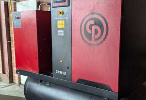 Chicago Pneumatic CPM 25/8 T DRY 18.5kW 25HP 500L Silent Screw Air Compressor with Tank & Dryer