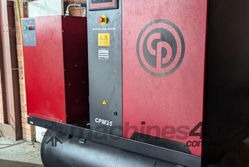 Chicago Pneumatic CPM 25/8 T DRY 18.5kW 25HP 500L Silent Screw Air Compressor with Tank & Dryer