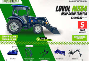 TANNERTRACK - LOVOL M604 55HP 4WD Cabin Tractor