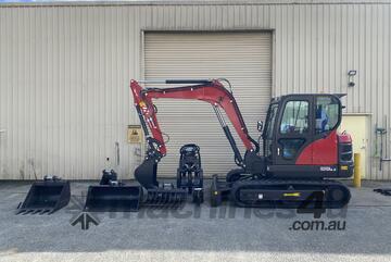 6.0 Gen 3 excavator with enclosed cab and air conditioning from $59,990+GST or around $299 per week