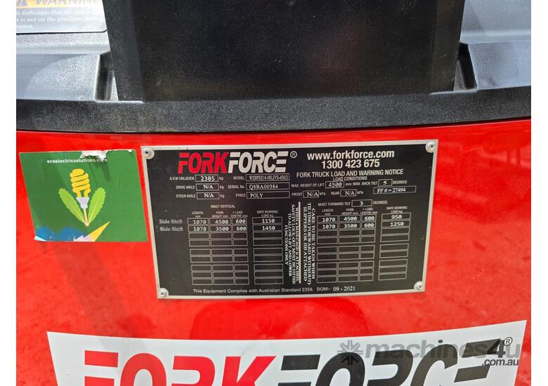 caption Enforcer Walkie Reach Stacker