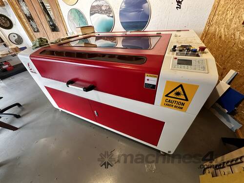 caption CNC LASER CUTTING MACHINE 130W 900 X 1200 RS1301290 REDSAIL