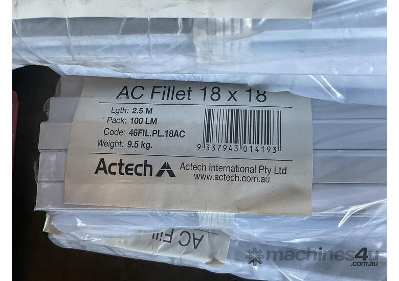 caption Pallet of Actech 18x18 AC Fillet