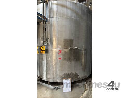 Stainless Steel Wort Tank 35Kl Capacity 