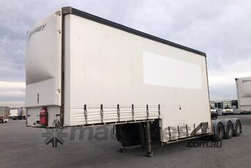2007 Vawdrey VB S3 24ft Tri Axle Drop Deck Curtainside A Trailer