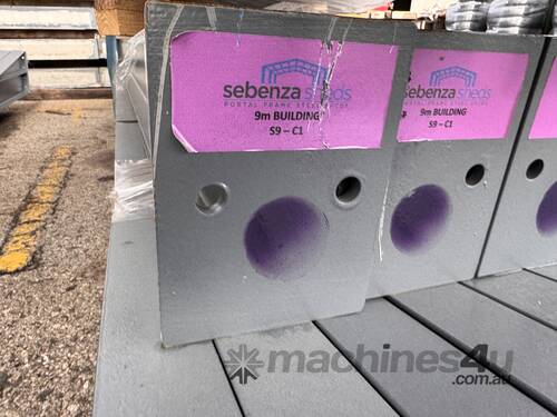 Unused Portal Frame Steel Shed (9mx18mx3.9m)