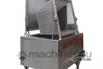 Revic 2000L Jacketed Boiling Kettle with Hydraulic Basket