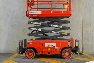 Dingli 363kg Battery Electric rough terrain scissor lift. Dingli 363kg Battery Electric rough terrain scissor lift.