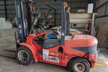 2014 Enforcer 4 Tonne Diesel Forklift - Low Hours