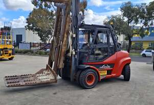 8 Ton Forklift with HUGE bale clamp rotator