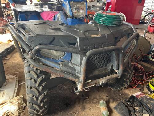 Polaris sportsman four-wheel-drive quad bike
