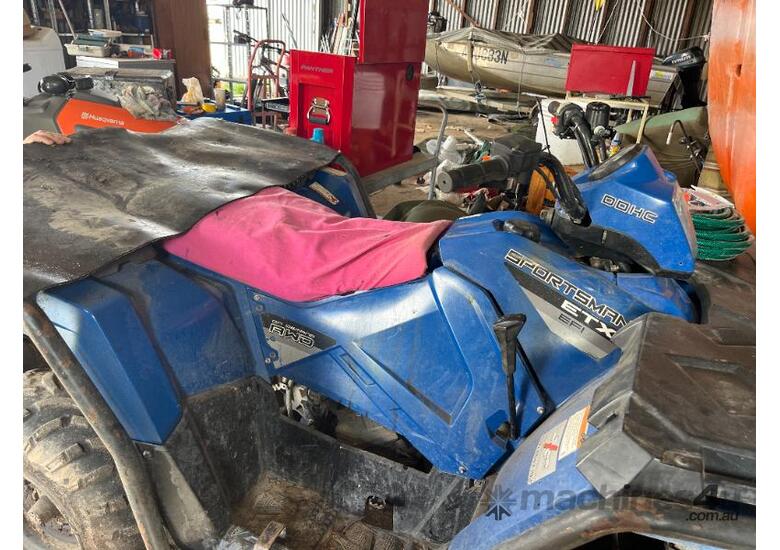 Polaris sportsman four-wheel-drive quad bike