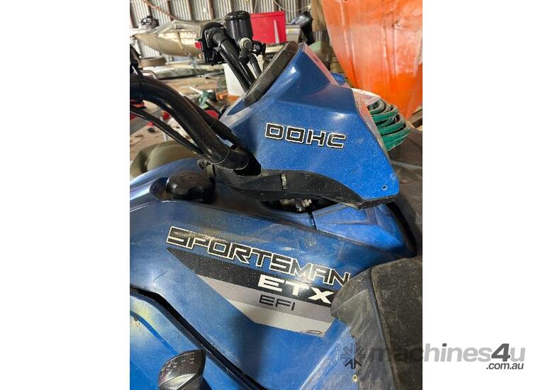 Polaris sportsman four-wheel-drive quad bike