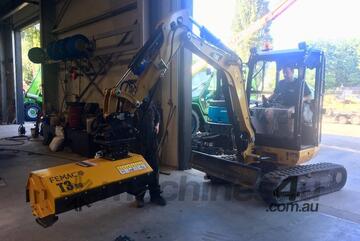 FEMAC T3-90 Flail Mower/Mulcher for Small Excavators