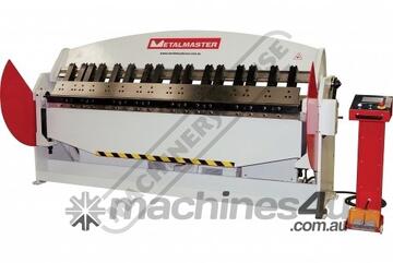 PB-830T Hydraulic NC Panbrake - Ezy Touch Screen Control 2500 x 4mm Mild Steel Bending Capacity Prog