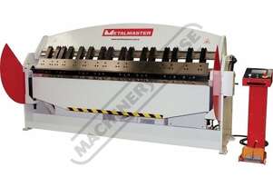 PB-830T Hydraulic NC Panbrake - Ezy Touch Screen Control 2500 x 4mm Mild Steel Bending Capacity Prog
