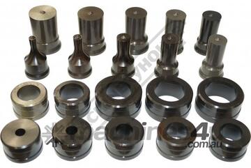 11-40mm Round Punch & Dies Set PDS-40 Hi -Grade Tool Steel Imported From Japan 20 Piece = 10 Sets